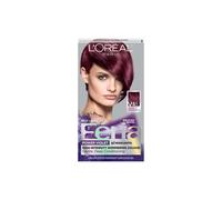 L'Oreal Paris Feria Multi-Faceted Shimmering Permanent Hair Color, V48 Violet Vixen (Intense Medium Violet), 1 Kit