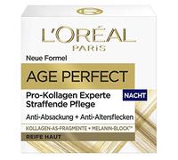 L'Oréal Paris Firming Night Cream for Mature Skin, Anti-Ageing Moisturiser Against Age Spots, with Collagen AS Fragments, Age Perfect Pro Collagen Expert, 50 ml