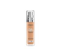 L'Oréal Paris Foundation for Face, Skincare Infused with Hyaluronic Acid, True Match Hydrating Liquid Foundation for All Skin Tones, SPF 16, 7W Golden Amber, 30 ml