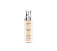 L'Oréal Paris Foundation for Face, Skincare Infused with Hyaluronic Acid, True Match Hydrating Liquid Foundation for All Skin Tones, SPF 16, 1.5N Linen, 30 ml