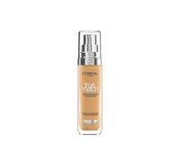 L'Oréal Paris Foundation for Face, Skincare Infused with Hyaluronic Acid, True Match Hydrating Liquid Foundation for All Skin Tones, SPF 16, 6W Warm Dore, 30 ml
