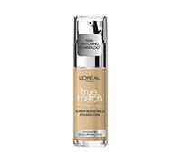 L'Oréal Paris Foundation for Face, Skincare Infused with Hyaluronic Acid, True Match Hydrating Liquid Foundation for All Skin Tones, SPF 16, 4n Beige, 30 ml