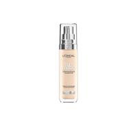 L'Oréal Paris Foundation for Face, Skincare Infused with Hyaluronic Acid, True Match Hydrating Liquid Foundation for All Skin Tones, SPF 16, 1N Ivory, 30 ml