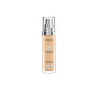 L'Oréal Paris Foundation for Face, Skincare Infused with Hyaluronic Acid, True Match Hydrating Liquid Foundation for All Skin Tones, SPF 16, 4W Golden Natural, 30 ml