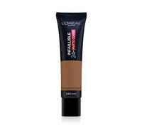 L'Oreal Paris Foundation, Infallible Matte Cover 24hour 340 Copper, Sweat-proof, Heat-proof, Transfer-proof and Water-proof, SPF 18, 30 ml