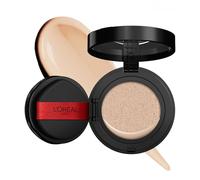 L'Oréal Paris Foundation, Korean Makeup, Infallible Fresh Wear Cushion, Buildable Medium-to-Full Coverage, Upto 24H Longwear Liquid Compact, SPF 25 Breathable Formula, Radiant Glass Skin, Shade 127