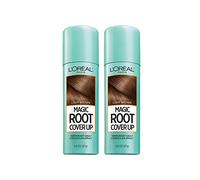 L'Oreal Paris Hair Color Root Cover Up Temporary Gray Concealer Spray Light Brown (Pack of 2) (Packaging May Vary)