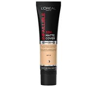 L'Oréal Paris - High Coverage Waterproof Matte Foundation - Long Lasting - Light & Mattifying - SPF 25 - Infallible 32H Matte Cover - Shade 130 Neutral Subtone - 30 ml