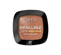 L'Oréal Paris Infaillible 24h Fresh Wear Soft Matte Bronzer, 300 Medium, Irresistible Complexion Like Kissed by The Sun, 9g