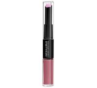 L'Oreal Paris Lipstick, Infallible 2 Step 24hr Lip Color with Hyaluronic Gel Colour Booster Balm for Vivid High Shine Colour, Transfer-Free Opaque Finish Lasting up to 24 Hours, 213 Toujours Teaberry