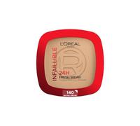 L'Oréal Paris Infallible 24H Fresh Wear Foundation in a Powder, Full-coverage, Longwear, Weightless Smooth Finish, Water-proof and Transfer-proof, 140 Neutral