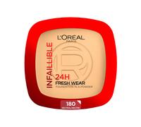 L’Oréal Paris Infaillible Fresh Wear 24h Powder Foundation Shade 180 Rose Sand 9 g
