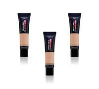 L'Oréal Paris Infallible 24h Matte Cover Foundation - 145 Rose Beige, Pack of 3 (3 x 30ml)