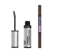 L'Oreal Paris Infallible Brow Lamination & Maybelline Express Brow Duo Dark Brown