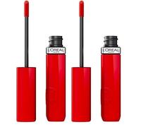 L'Oréal Paris Infallible Laque Resistance Liquid Lipstick 410 Rouge Bisou (Pack of 2)