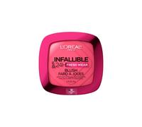 L'Oreal Paris Infallible Up to 24H Fresh Wear Soft Matte Blush Blendable Long-Lasting and Waterproof Cheek Make Up Confident Pink 10 0.31 Oz