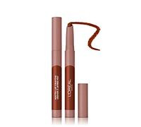 L'Oreal Paris Infallible Very Matte Lip Crayon Lipstick, Smudge Proof, Red Lipstick, 109 Flirty Toffee, 1 kg