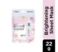 L'Oreal Paris Innovation Glycolic Bright Instant Glowing Serum Mask 22g x 5 Sheet