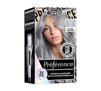 L'Oréal Paris Intense permanent hair colour - Up to 8 weeks of glossy and intense colour - Vivid Color Preference - 10.112 Silver Grey