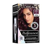 L'Oréal Paris Intensive Permanent Hair Colour, Up to 8 Weeks of Shiny Hair and Intense Colour, Préférence Vivid Colors, Colour: 4.261 Dark Purple, Pack of 1