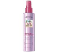 L'Oreal Paris, Leave In Conditioner Spray, 21-in-1 Multi Benefit Detangling, 450F Heat Protectant, Frizz Control, No Weigh Down with Coconut Oil, Sulfate Free & Vegan, EverPure 6.7oz
