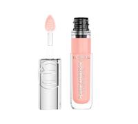 L'Oréal Paris Lip Oil Moisturized, Plump, Smoothed and Nourished, Shiny Color, with Hyaluronic Acid and Tripeptides, Plump Ambition, 201 Milky Nu, 5 ml