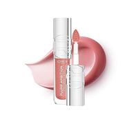 L'Oreal Paris Lip Oil, Plump Ambition with Hyaluronic Acid & Tripeptides, Smoother & Plumper Lip Appearance, Glass-Like Finish, Shade 601 Worth It, 5ml