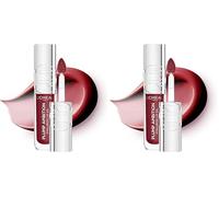 L'Oreal Paris Lip Oil, Plump Ambition with Hyaluronic Acid & Tripeptides, Smoother & Plumper Lip Appearance, Glass-Like Finish, Shade 490 Berry Jolie, 5ml (Pack of 2)