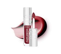 L'Oreal Paris Lip Oil, Plump Ambition with Hyaluronic Acid & Tripeptides, Smoother & Plumper Lip Appearance, Glass-Like Finish, Shade 490 Berry Jolie, 5ml