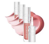 L'Oreal Paris Lip Oil, Plump Ambition with Hyaluronic Acid & Tripeptides, Smoother & Plumper Lip Appearance, Glass-Like Finish, Shade 601 Worth It, 5ml (Pack of 3)