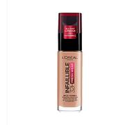 L'Oréal Paris Liquid Foundation, Full Coverage, Lasting Wear, With Vitamin C and SPF 25, Infallible 32H Fresh Wear, 160 Rose Linen