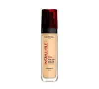 L'Oréal Paris Liquid Foundation, Full Coverage, Lasting Wear, With Vitamin C and SPF 25, Infallible 32H Fresh Wear, 120 Vanilla