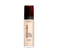 L'Oréal Paris Liquid Foundation, Full Coverage, Lasting Wear, With Vitamin C and SPF 25, Infallible 32H Fresh Wear, 10
