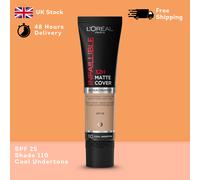 L'Oreal Paris Liquid Foundation SPF25 Infallible 32H Matte Cover Shade 110, 30ml