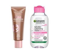 L'Oreal Paris Lumi Glotion Deep & Garnier Micellar Water 100ml Duo