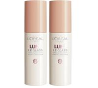 L'Oréal Paris Lumi Le Glass Stick, Multi-Use Highlighter Stick, Radiant Satin Finish, Non-Sticky, Glitter-Free, For All Skin Tones, Shade: 610 Pearl Eclat (Pack of 2)