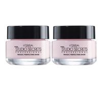 L'Oreal Paris Magic Perfecting Base Face Primer, Instantly Smoothes Lines, Mattifies Skin and Hides Pores, Suitable for All Skin Types, 2 Count