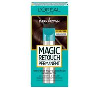 LOreal Paris Magic Retouch Permanent Dark Brown Root Concealer, 100% Roots Coverage With Easy Applicator, 150ml