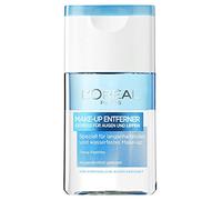 L'Oréal Paris Make-Up Entferner, Gesichtsreinigung speziell für langanhaltendes und wasserfestes Augen- und Lippen Make-up, Für empfindliche Augen geeignet, 1 x 125ml