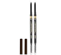 L'Oreal Paris Makeup Brow Stylist Definer Waterproof Eyebrow Pencil, Ultra-Fine Mechanical Pencil, Draws Tiny Brow Hairs & Fills in Sparse Areas & Gaps, Light Brunette, 0.003 Ounce (Pack of 2)