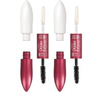 L'Oreal Paris Makeup Double Extend Tubing Mascara Lengthening 2 Step Mascara Smudgeproof Black Pack of 2