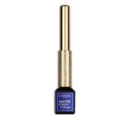 L'Oreal Paris Makeup Matte Signature Liquid Dip Eyeliner Waterproof Precise and Easy Application All Day Wear Vivid Matte Finish Blue 0.07 fl; O