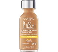 L'Oreal Paris Makeup True Match Super-Blendable Liquid Foundation Crme Caf? W8 1 Fl Oz 1 Count