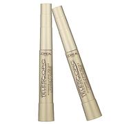 L'Oreal Paris Telescopic High-Precision Lengthening Mascara, Precise Application for Up to 60% Longer Looking Lashes, Black, Duo Bundle