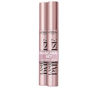 L'Oréal Paris Mascara Twin Pack Black Mascara for Length and Volume, Lash Paradise, Black, 2 x 6ml
