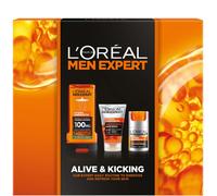 L'Oreal Paris Men Expert Alive and Kicking 3 Piece Gift Set For Him (Worth £18.00)