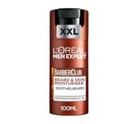 L'Oréal Paris Men Expert Barber Club Beard & Face Moisturiser, XXL 100ml | Enriched with Natural Cedarwood Essential Oil, Delivers Soothing Face Hydration and Beard Softening, Paraben Free