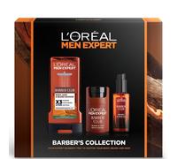 L'Oréal Paris Men Expert Barber's Collection Gift Set: Shower Gel, Moisturiser and Beard Oil Complete Barber Club Trio