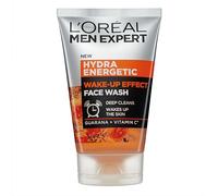 L'Oreal Paris Men Expert Face Wash Hydra Energetic 100ml (Pack of 2) | With Vitamin C & Guarana, Anti-Fatigue Foaming Gel, For Dull & Tired Skin, Cleanses Pores, Instant Wake-Up Effect