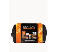 L'Oreal Paris Men Expert Fully Charged Washbag 4 Piece Gift Set For Him